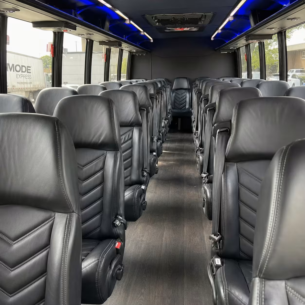 35 passenger minibus interior