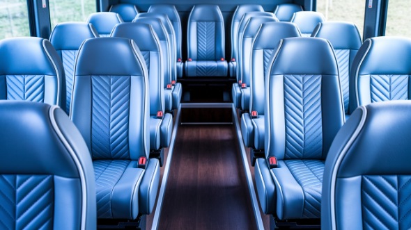 15 passenger minibus interior