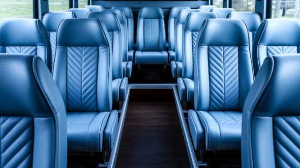18 passenger minibus interior