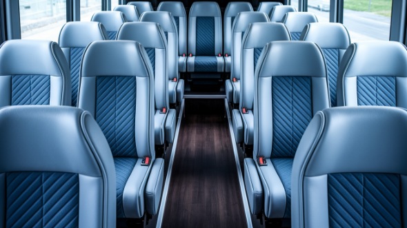 25 passenger minibus interior