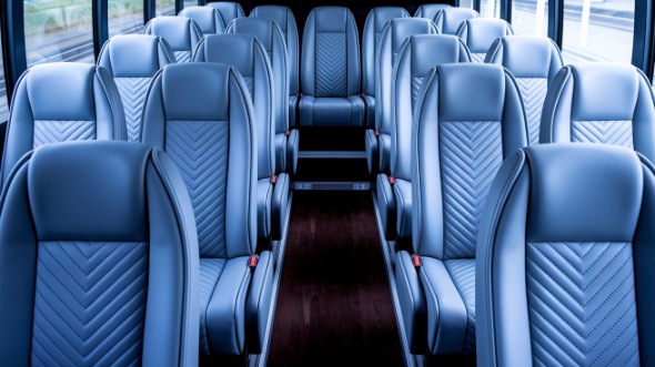 28 passenger minibus interior