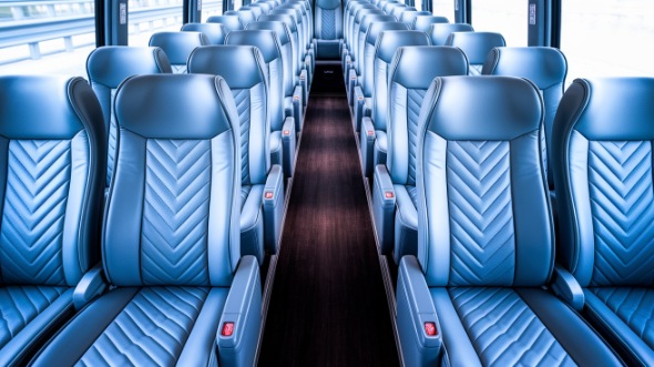 50 passenger charter bus interior