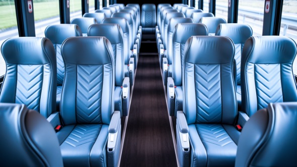 55 passenger charter bus interior