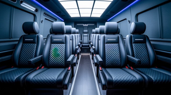 sprinter van with driver interior