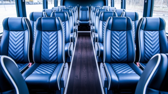 victorville 15 passenger minibus inside