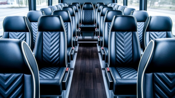 victorville 18 passenger minibus inside