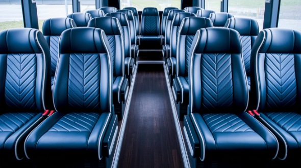 victorville 25 passenger minibus inside