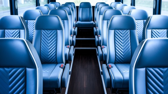 victorville 28 passenger minibus inside